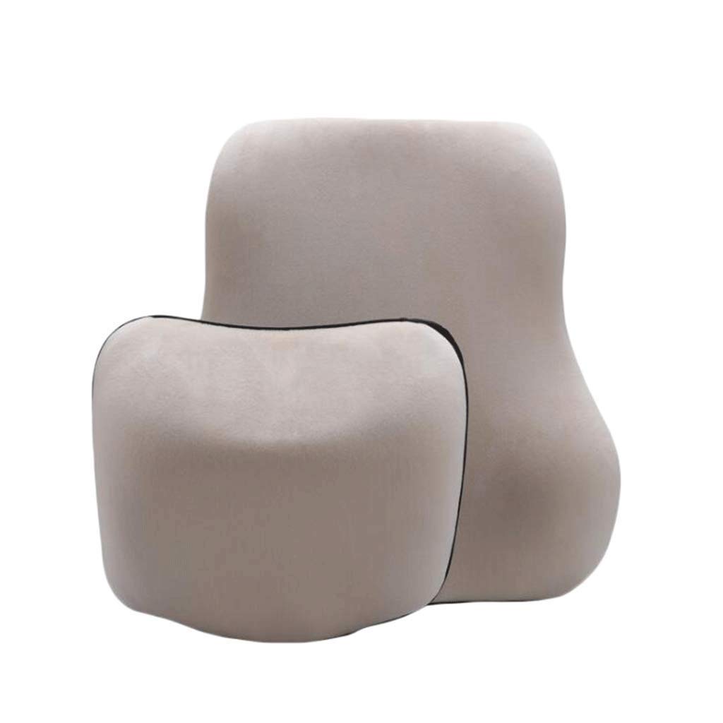 Coussin lombaire voiture anti mal de dos avec appui-tête en mémoire de forme