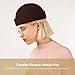 SATINIOR Trawler Beanie Watch Hat Roll-up Edge Skullcap Fisherman Beanie for Women Men(Dark Brown,1 Piece)