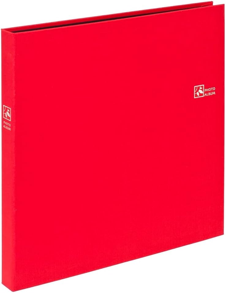Therapeutic Color, 9-Sided Pocket Album, Holds 360 Square Sheets, Energy Red