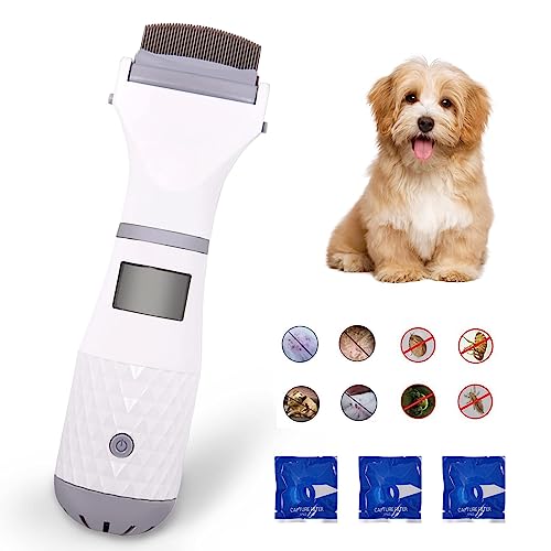 Yaasier Peine Eléctrico para piojos, Aspiradora para Piojos, Peine para Piojos con 3 Filtros y 1...