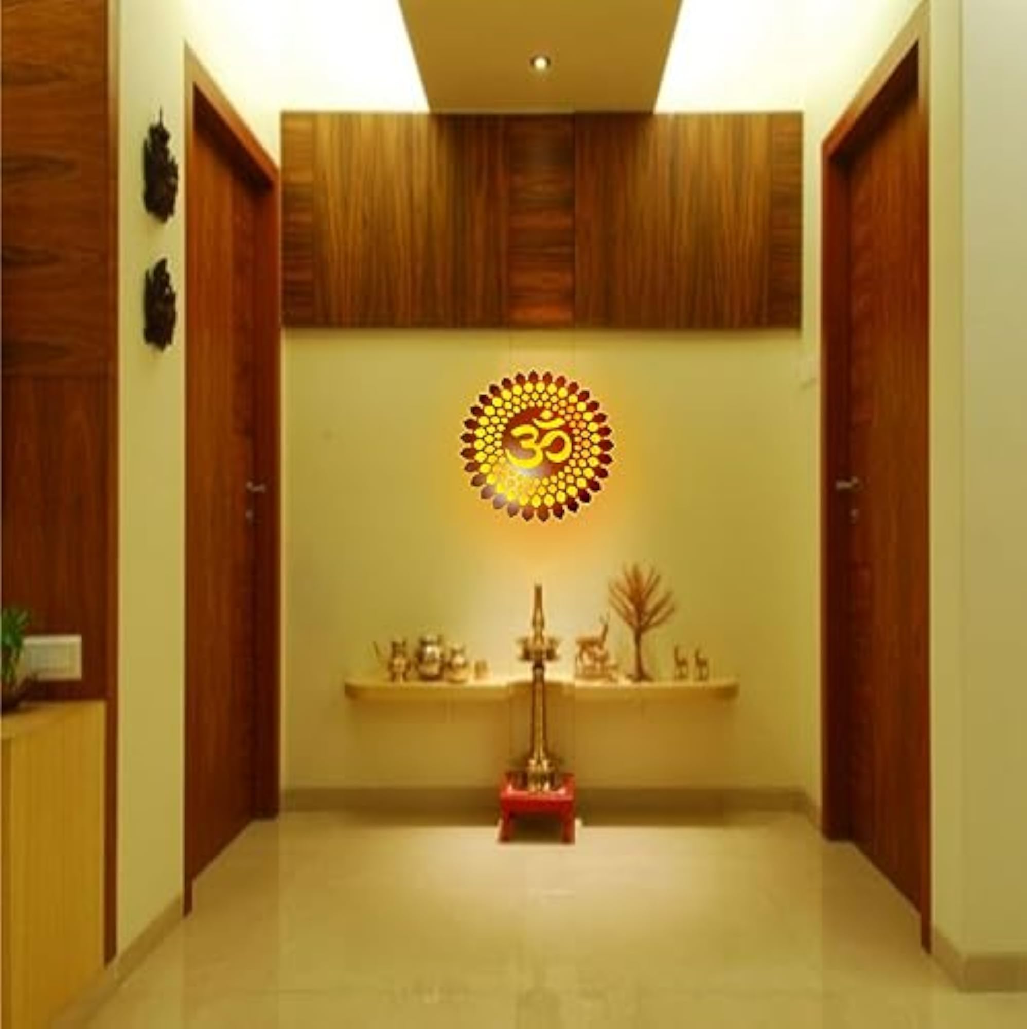 OM Mandala Wall Back LED Light Decor