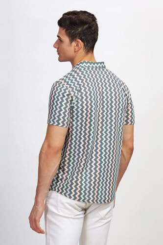 Image of BULLMER Trendy Regular Fit Printed Causal Shirt for Men - Pack of 1