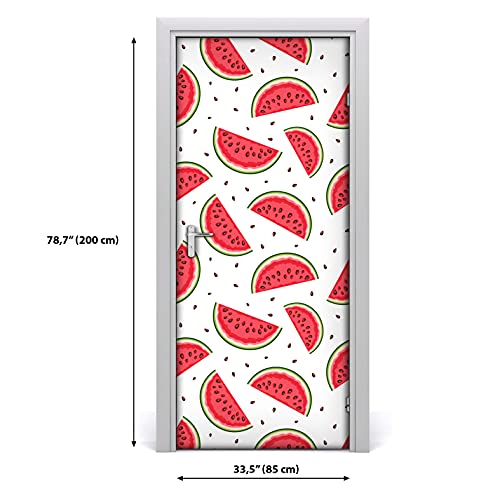 Imperméable pour la porte rénovation sticker masquer défauts - 4
