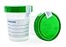 4oz Sterile Specimen Container - Green Lid (Case of 100)