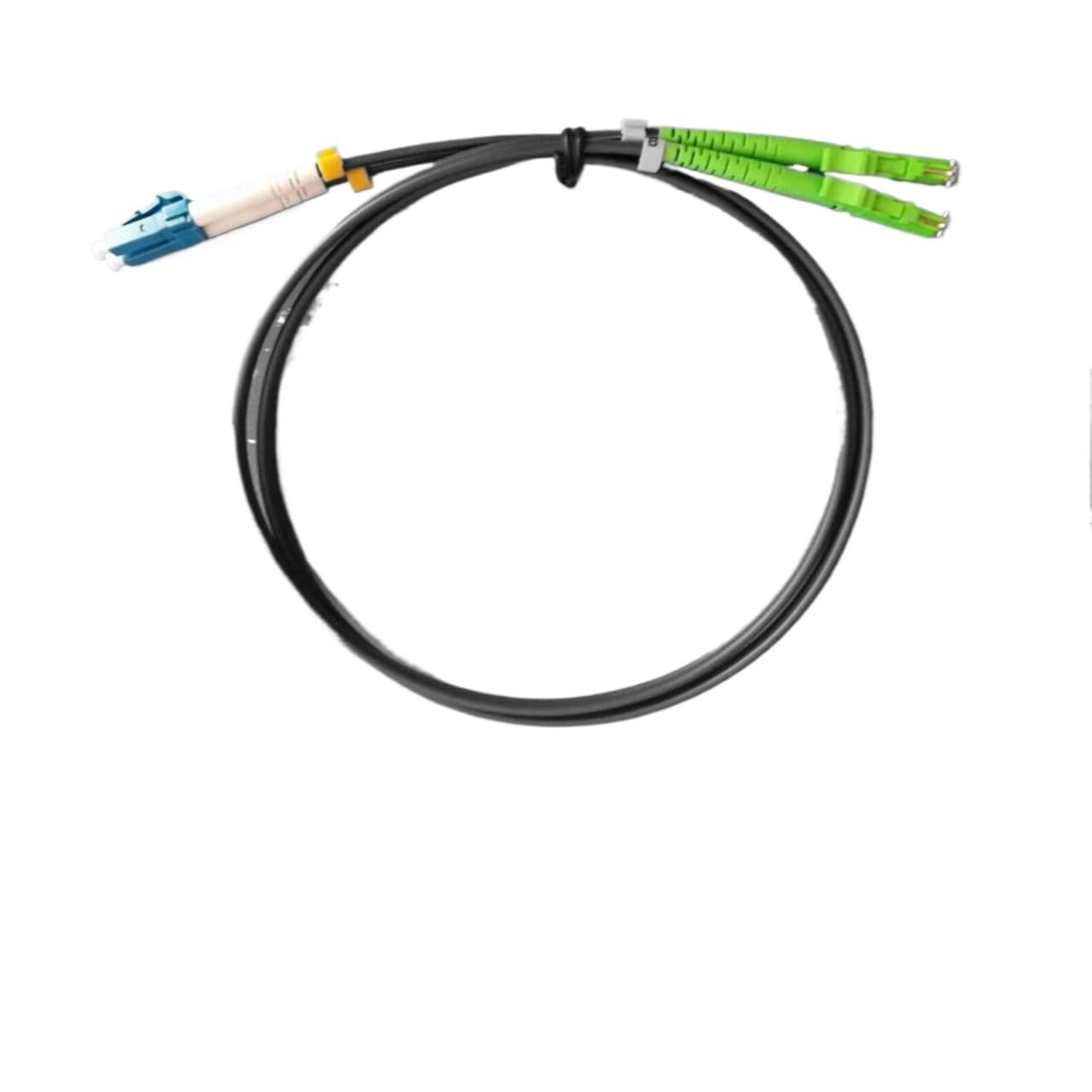 Câble de connexion blindé à fibre optique monomode à 2 cœurs (200 m 1 pièce TPU, E2000A-SC)