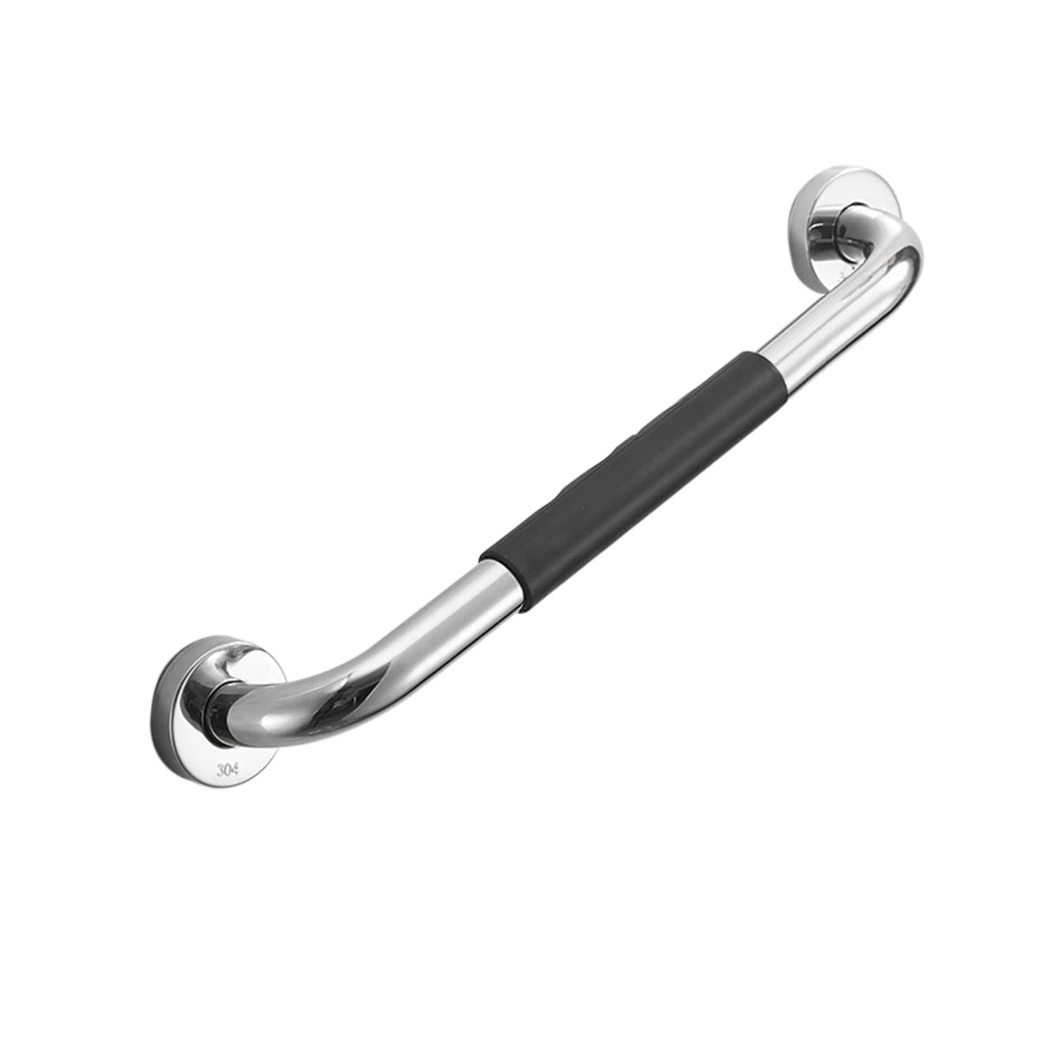 Balustrade antidérapante en acier inoxydable 33/43 cm pour salle de bain, WC, douche, baignoire, main courante de sécurité (43 cm)