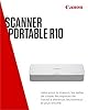 Canon ImageFORMULA R10 Scanner de Documents Mobile (Recto Verso, 600 DPI Technologie Plug and Scan intégrée, Scanner Couleur, Logiciel CaptureOnTouch Lite, capteur d'image CIS) 4861C003