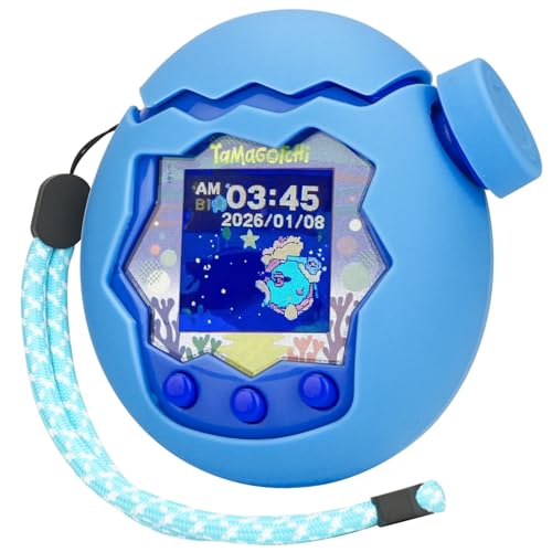  専用 保護ケース シリコン カバー ソフト 【新登場】 4色 柔らかい 紛失防止ストラップ付き 防衝撃 落下 指紋防止 防汚 防水 全周囲保護 簡単装着 クリア  カラフル 対応 (スカイブルー（青）)