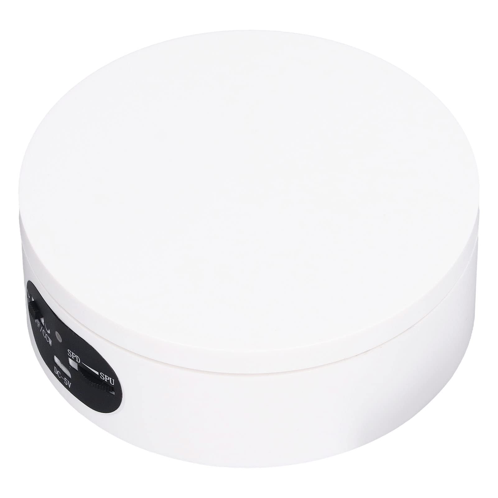 Rotating Display Stand, Motorized Rotating Turntable USB Powered 360 Degree White 5.5 Lbs Weight Capacity Anti-Slip Base (16cm/6.3in)-image-33