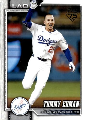 2026 Topps Series One #222 Tommy Edman Los Angeles Dodgers Official Baseball Card in Raw (NM or Better) Condition