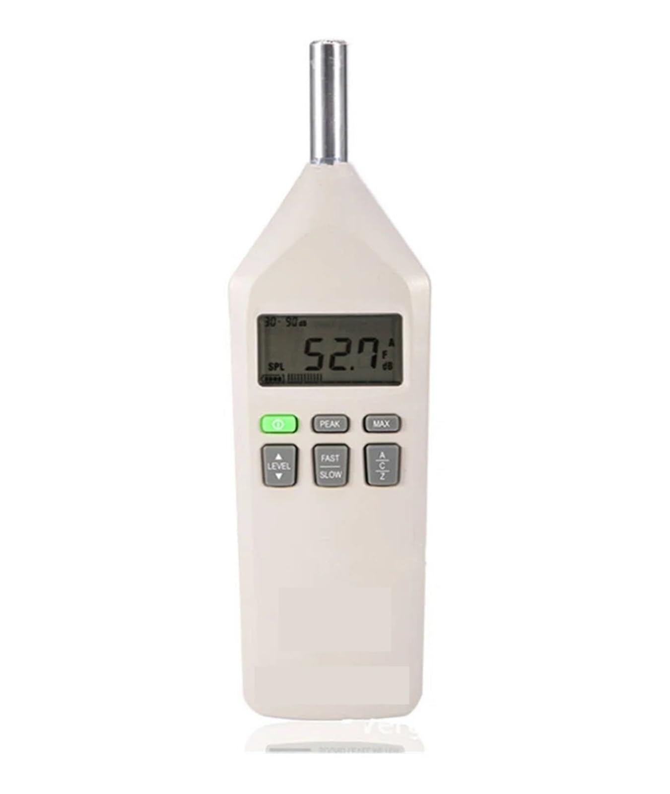 Medidor de Decibeles, 1 unidad 1150 artículo medidor de nivel sonido CC/CA ruido 30 a 130dB