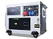 Produktbild Diesel Stromerzeuger Notstromaggregat 5kW Nennleistung 8,8 PS Dieselmotor Silent Elektrostart mit Starterbatterie 2x230 V 1x 400V Stromgenerator Starkwerk SW 6000 D Silent