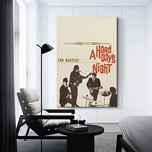 Poster décoratif sur toile pour chambre à coucher et chambre à coucher Motif The Beatles Star 60 x 90 cm - Les Beatles, Paul McCartney, John Lennon, RIngo Starr, George Harrison Poster décoratif sur toile pour chambre à coucher et chambre à coucher Motif The Beatles Star 60 x 90 cm – Image 4