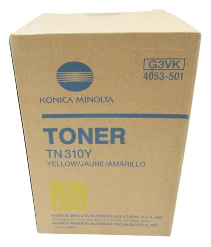 Cartouche 4053-503 jaune Konica Minolta pour des impressions nettes sans traces