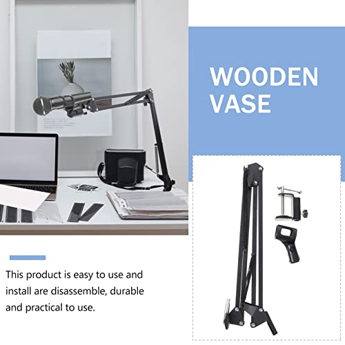 Generic Metal Ajustável Microfone Suporte de Mesa Com Suporte de Microfone Suporte de Microfone (Pre