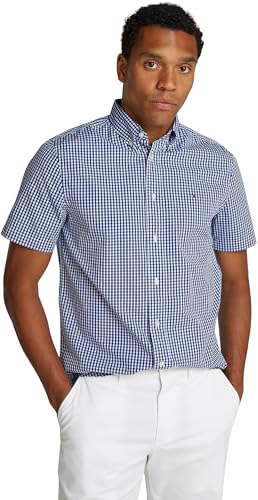 Chemise à carreaux Tommy Hilfiger homme anti-transpiration Flex