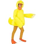Funidelia | Disfraz de pato de goma para hombre y mujer Animales - Disfraz para adultos y divertidos accesorios para Fiestas, Carnaval y Halloween - Amarillo