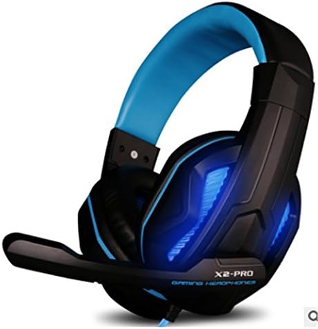 OVANN Comfort/USB Headset 20-20000（Hz）, Noise Cancelling Microphone, Headphones for Computer (Black)&(Blue)
