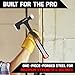 Professional Construction Mason's Hammer – 34oz Drywall Hammer Hatchet – Ergonomic Handle Wall Board Tool with Milled Face– Roofing hammer for Drywall Installation and Demolition (Hammer Hatchet)