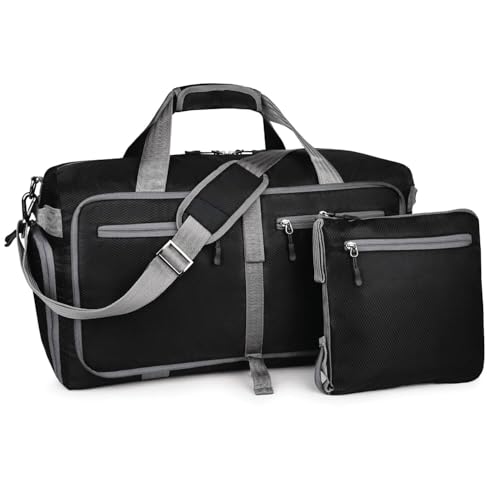 FATMUG Light Foldable Duffel Bag for Travel, Packing and Storage ...