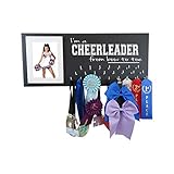 Cheerleading Medal Display - I'm A Cheerleader from Bow to Toe - Wall Hanger for Cheerleader Awards...