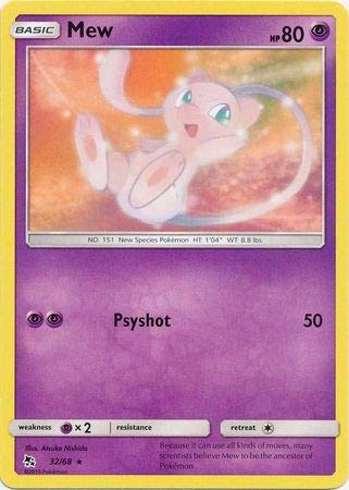 Mew - 32/68 - Rare - Hidden Fates