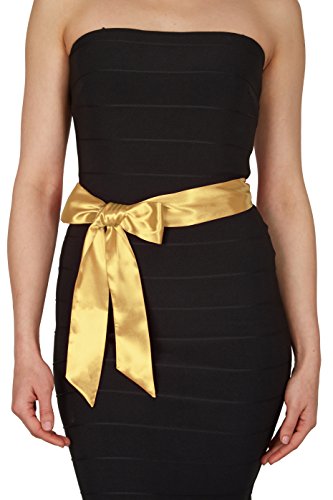 BlackButterfly Bridal Wedding Bridesmaid Satin Sash Belt