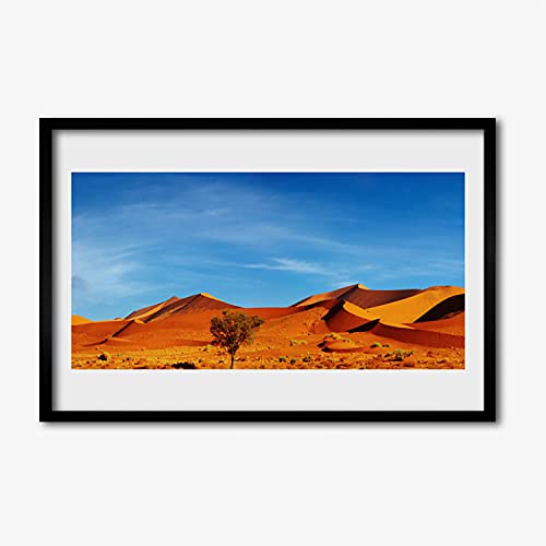 Affiche avec cadre salon et chambre décor paysage du désert de sable Tulup