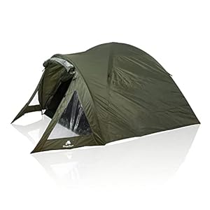 CampFeuer Flash Karpertent voor 1-2 personen, 2000 mm waterkolom, 3,17 x 2,36 x 1,5 m, vistent voor outdoor en camping, visserstent, hengeltent, trekkingtent