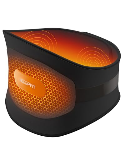 IKEEPFIT Cordless Heating Pad with Massager