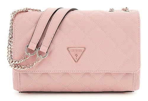 Sac Guess Eco Carly : fini le désordre avec ce sac à rabat convertible mauve ultra fonctionnel