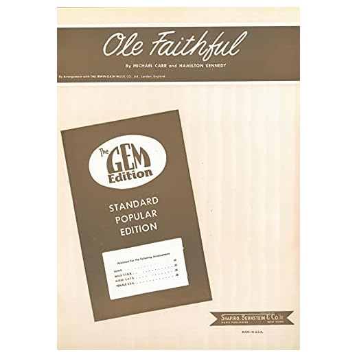Ole Faithful: Popular Standard; Single Songbook (English Edition)