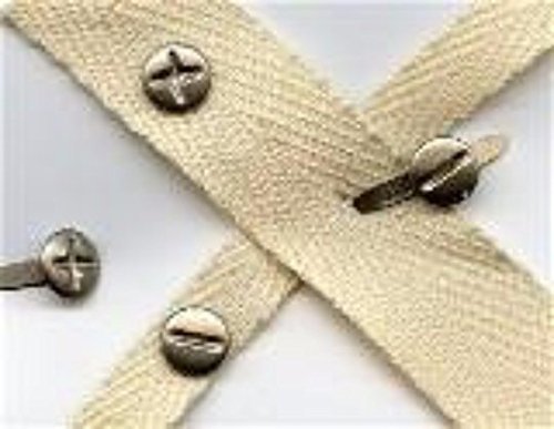 Scrapbooking Pewter Screw Top Brads - Bulk 25pc