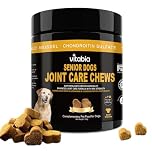 Senior Dog Joint Supplements with Glucosamine Chondroitin MSM - Hip & Joint Support for Dogs with Green Lipped Mussel, Turmeric, Omega 3 for Mobility & Comfort - Beef Flavour Dog Supplements
