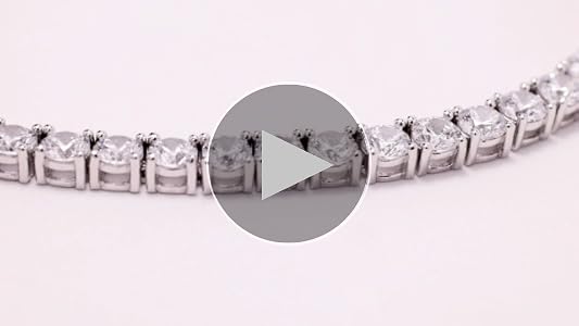 Luxury Tennis Bracelet 【3mm / SILVER】 3mm 4mm 5mm 6.5mm Luxury Tennis Bracelet S925 Sterling
