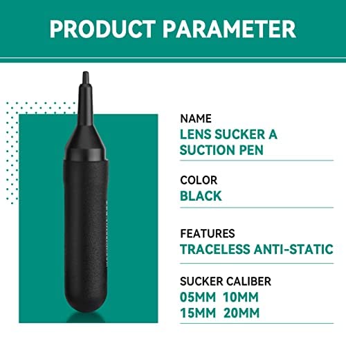 Image of Lens Sucker a Suction Pen with 4 Heads Lens Repair Tool 0.39, 0.51,0.62, 0.78inch Caliber