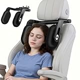 VIHBRAI Kopfstütze Auto Verstellbar, Nackenkissen für Autositz mit Memory Schaum - Dreifach...