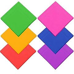 Blue, Green, Pink, Orange, Purple, Red