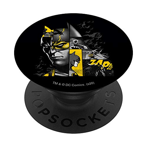 Batman 80 Years Bat Panels Dark PopSockets Swappable PopGrip
