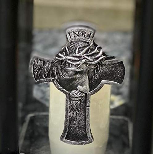 Grablampe Mit Kreuz – Witterungsbeständige Laterne Für Grablichter | 27 Cm Höhe