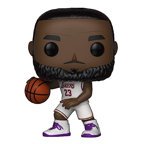 Funko POP NBA: Lakers - Lebron James (White Uniform) 3.75 inches - Thumbnail 2
