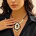 CLOACE Chunky Necklace Gold Pendant Necklaces Fashion Jewelry Accessories for Women