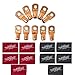 Sky High Car Audio (10) 1/0 Gauge Copper Ring Terminals 3/8" RED/Black Heat Shrink Tubing LUGS
