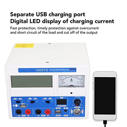 Alimentation de banc pour tests en laboratoire d'électronique avec écran LCD haute précision