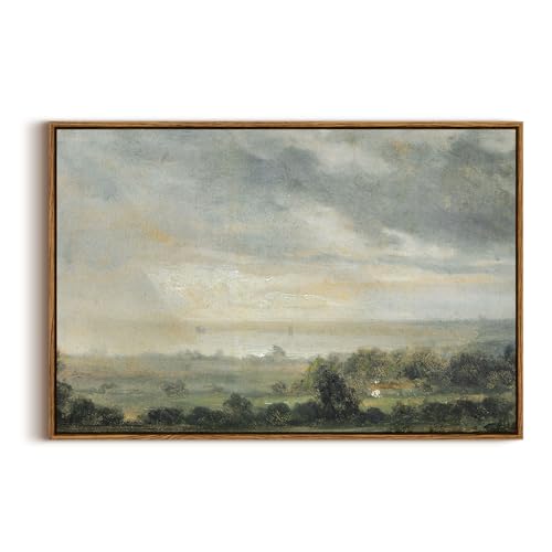 InSimSea Framed Canvas Wall Art, Vintage Floral View