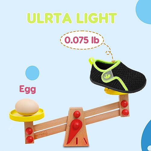 Image of FEETCITY Baby Boys Girls First Walking Shoes Infant Sneakers Crib Shoes Breathable Lightweight Slip On Shoes