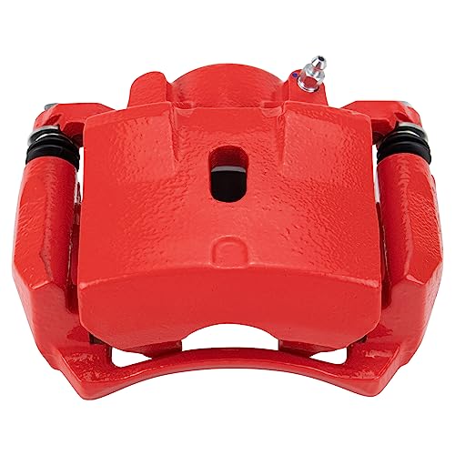 Image of TRQ Performance Front Driver and Passenger Side Brake Caliper Set Compatible with 08-10 Chevrolet HHR with Rear Drum Brakes 06 Chevrolet HHR 07 Chevrolet HHR LS 07 Chevrolet HHR LT 11 Chevrolet HHR