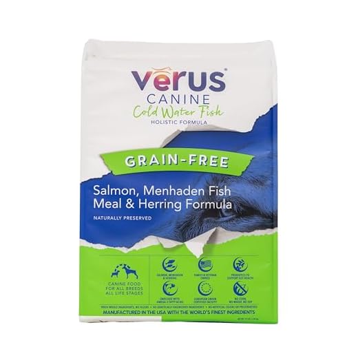 VeRUS Pet Foods Dry Dog Food Grain-Free Chicken, Cold Water Fish Formula 25lb Bag