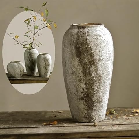 Denique Rustic Ceramic Flower Vase Cover