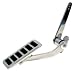 CFR Performance Polished Aluminum Street Rod Throttle Gas Pedal - Compatible/Replacement for Chevy Ford Mopar